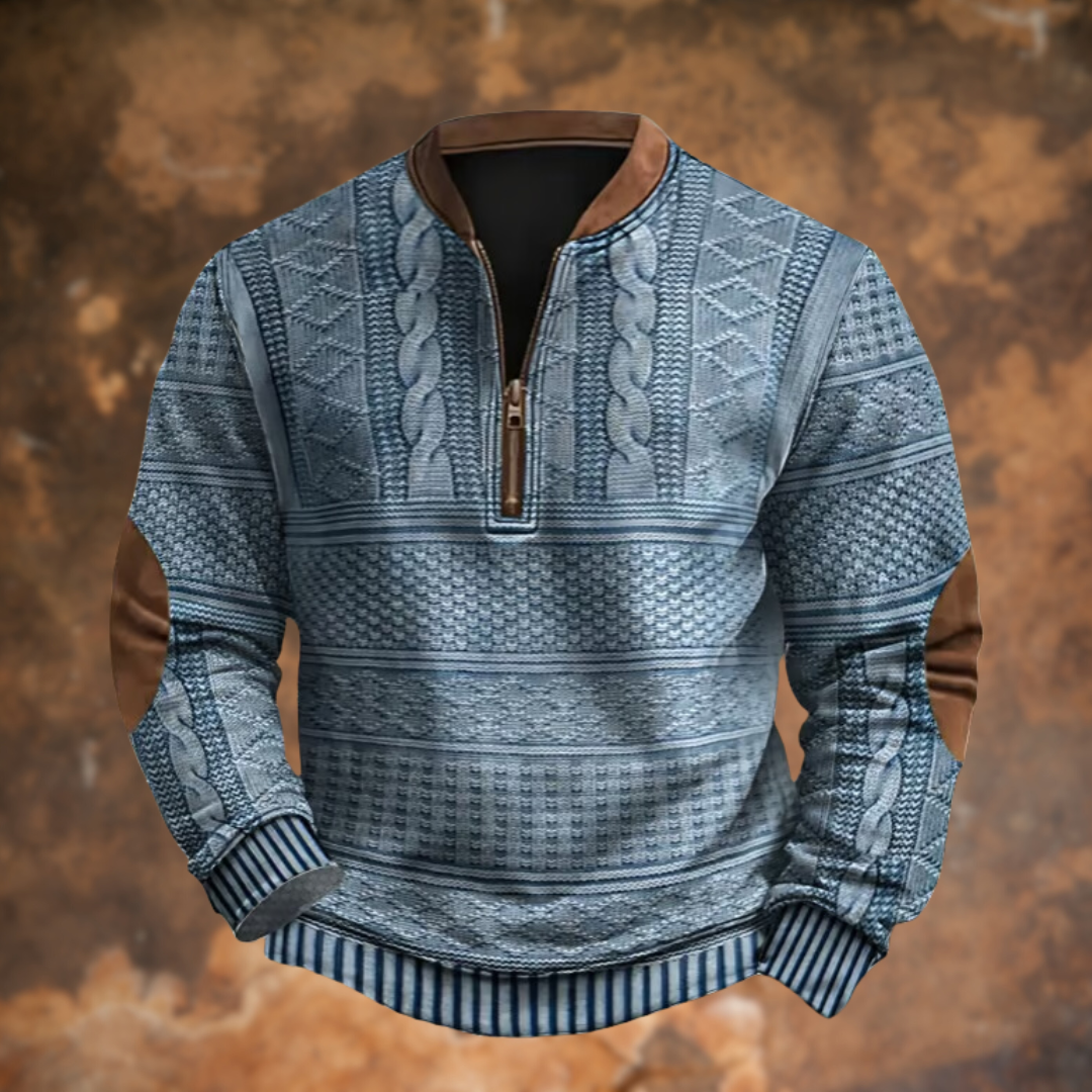 Sven | Herren Klassische Winterjacke mit Shearling-Futter — Reißverschluss-Vorderteil in 6 Farben | Westmere