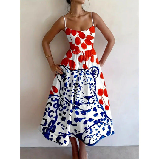 Zarelle™ | Wild Muse Midi Dress