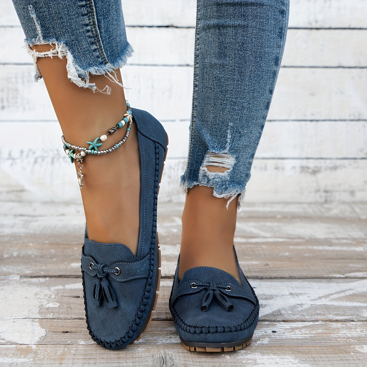 Nadine™ | Classic Loafers with Tassel Detail
