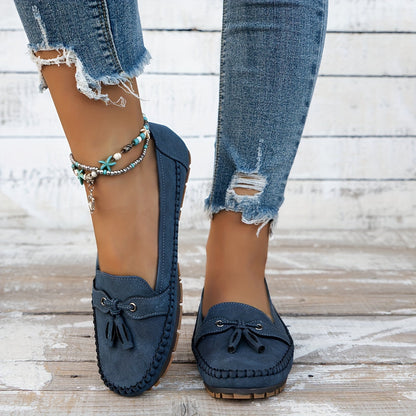 Nadine™ | Classic Loafers with Tassel Detail