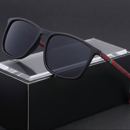 Rain™ | Classic Square Men’s Eyeglasses Lightweight Black Frame