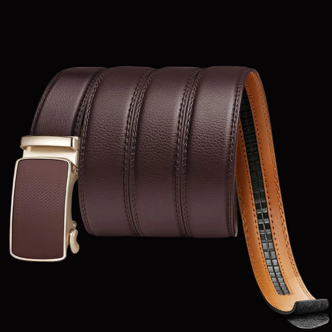 Arvid™ | Leather Ratchet Belt for Men