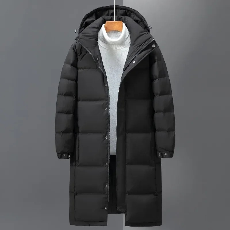Robert | Herren Langer Steppmantel mit Kapuze — Isolierter Winter-Steppmantel in 3 Farben | Westmere