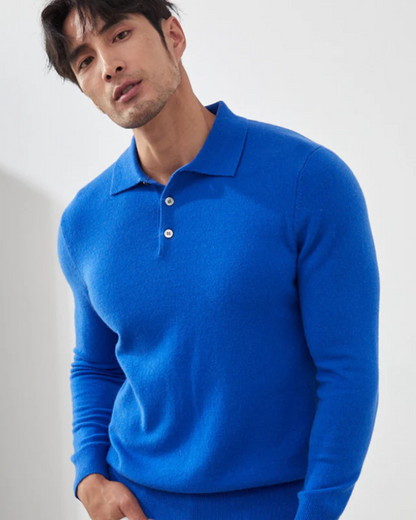 Paul Cashmere Polo Sweater