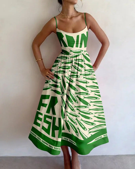 Ellowyn™ | Coastal Market Midi Dress