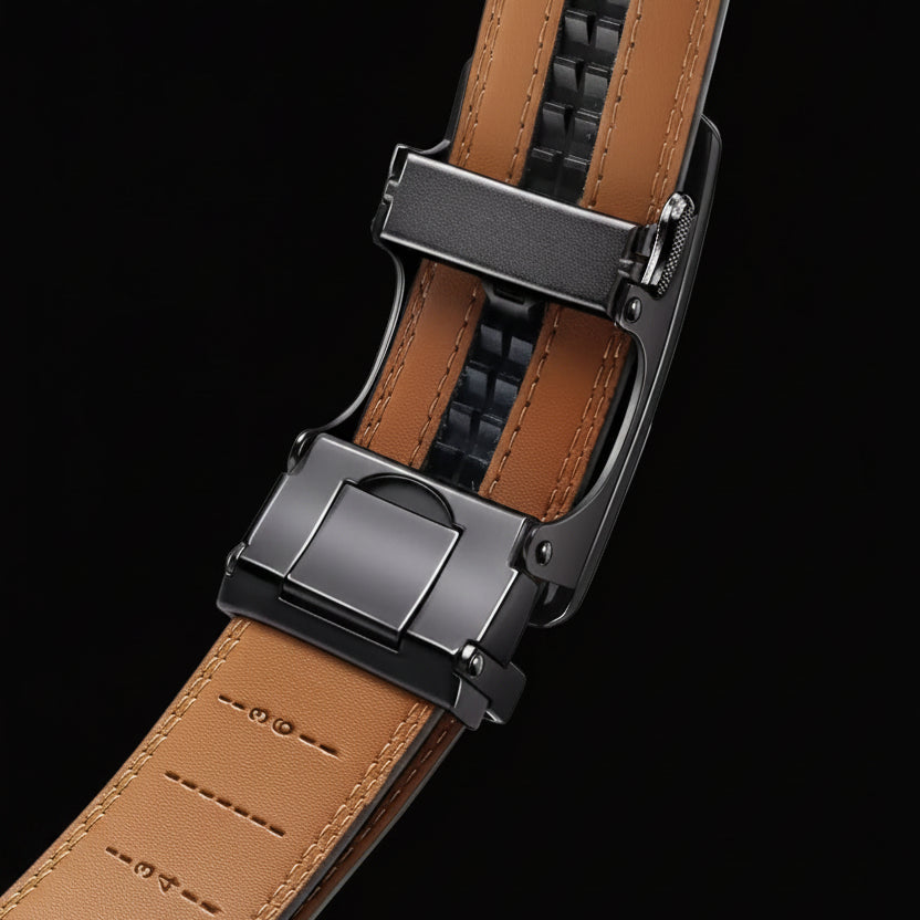 Dimitri™ | Leather Ratchet Belt for Men