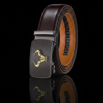 Jovan™ |  Leather Ratchet Belt for Men