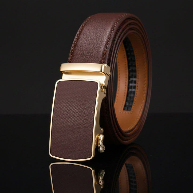 Arvid™ | Leather Ratchet Belt for Men