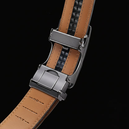 Jovan™ |  Leather Ratchet Belt for Men