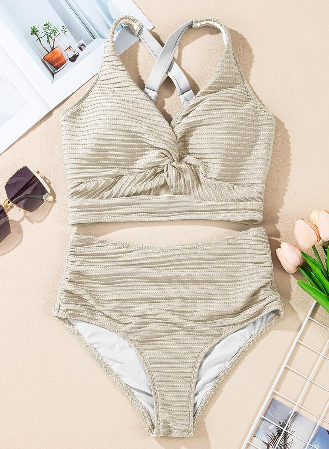 Mara™ | Crop Top Bikini with Shaping Effect