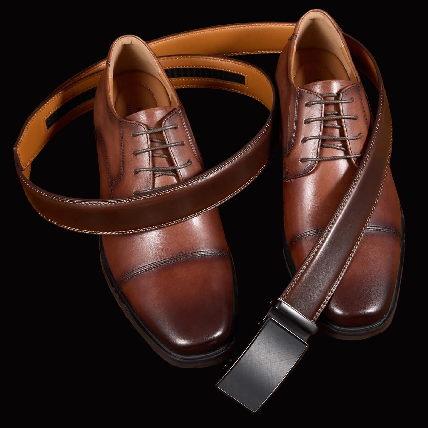 Kerby™ | Leather Ratchet Belt for Men