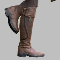 Jacqueline | Womens Leather Boots with Cushioned Footbed | Snug Fit | Black, Brown, Green and More Sizes US 5-15