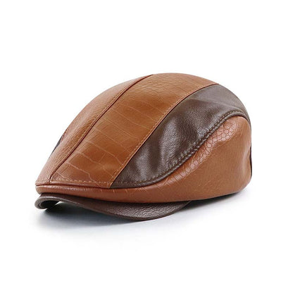 Rovello™ | Crocodile-Texture Retro Beret