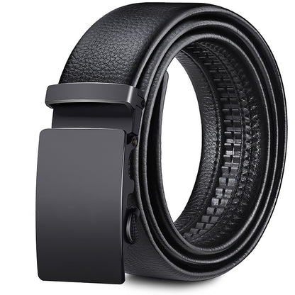 Perry™ | Men’s Soft Leather Belt – Automatic Buckle Casual Style