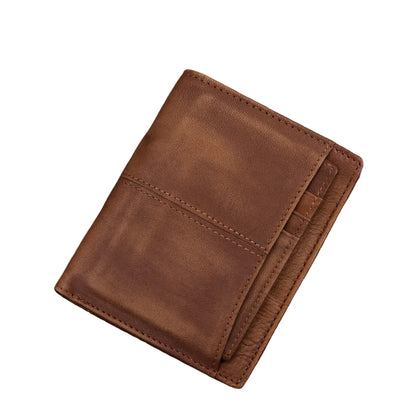 Lucian™ | Vintage Vegetable-Tanned Leather Wallet – RFID Blocking