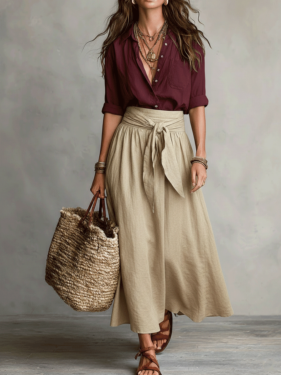 Isla ™ | Effortless Boho Elegance Skirt