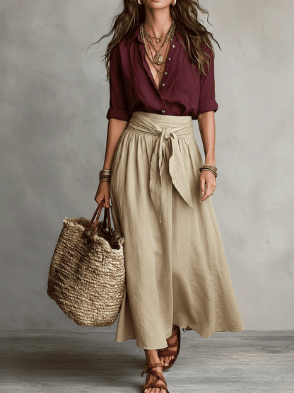 Isla ™ | Effortless Boho Elegance Skirt