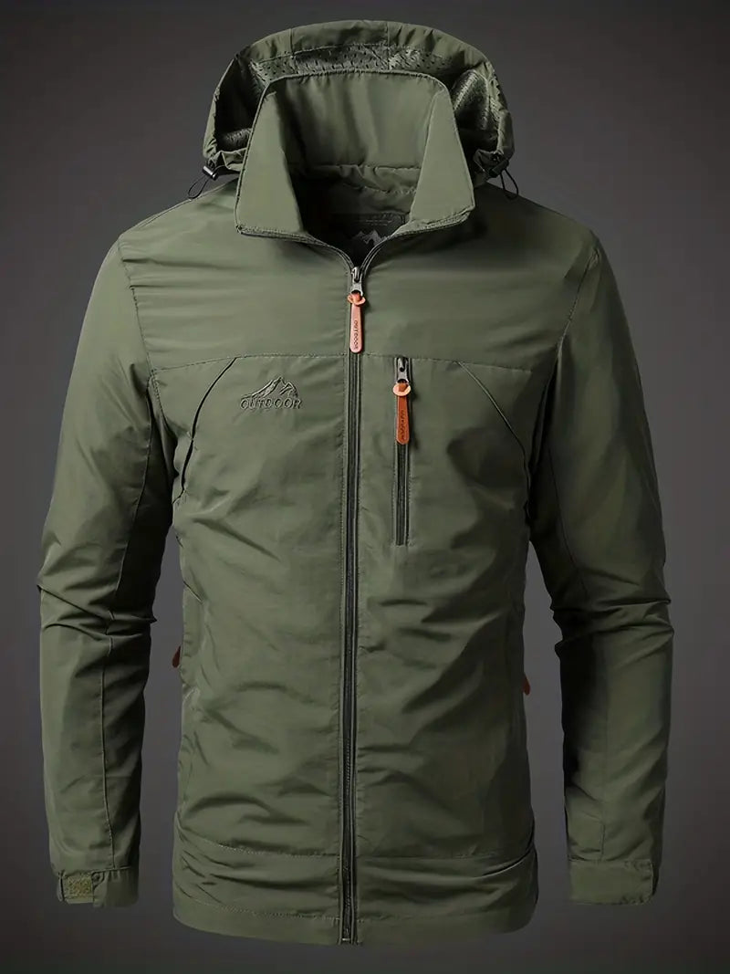 Arvin | Mens All-Weather Hooded Jacket — Hooded Outdoor Jacket in 5 Colors S–3XL | Westmere