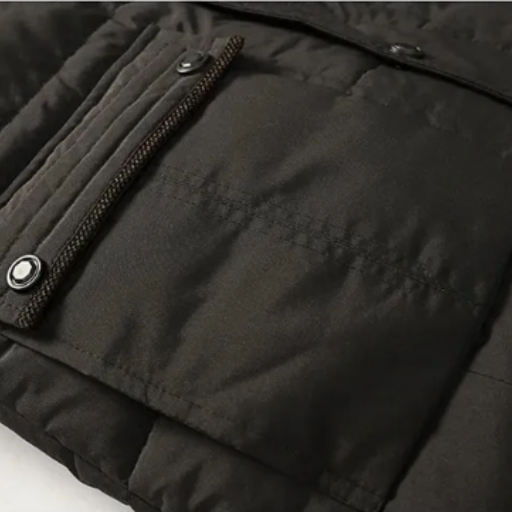 Scott | Stylish Winter Jacket in Quilted Fleece