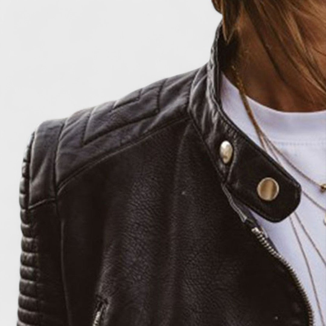 Women's Elegant Jacket, Figure-Flattering Fit | Timeless Cut, Refined Everyday Layer | Single Black Colorway | S–2XL