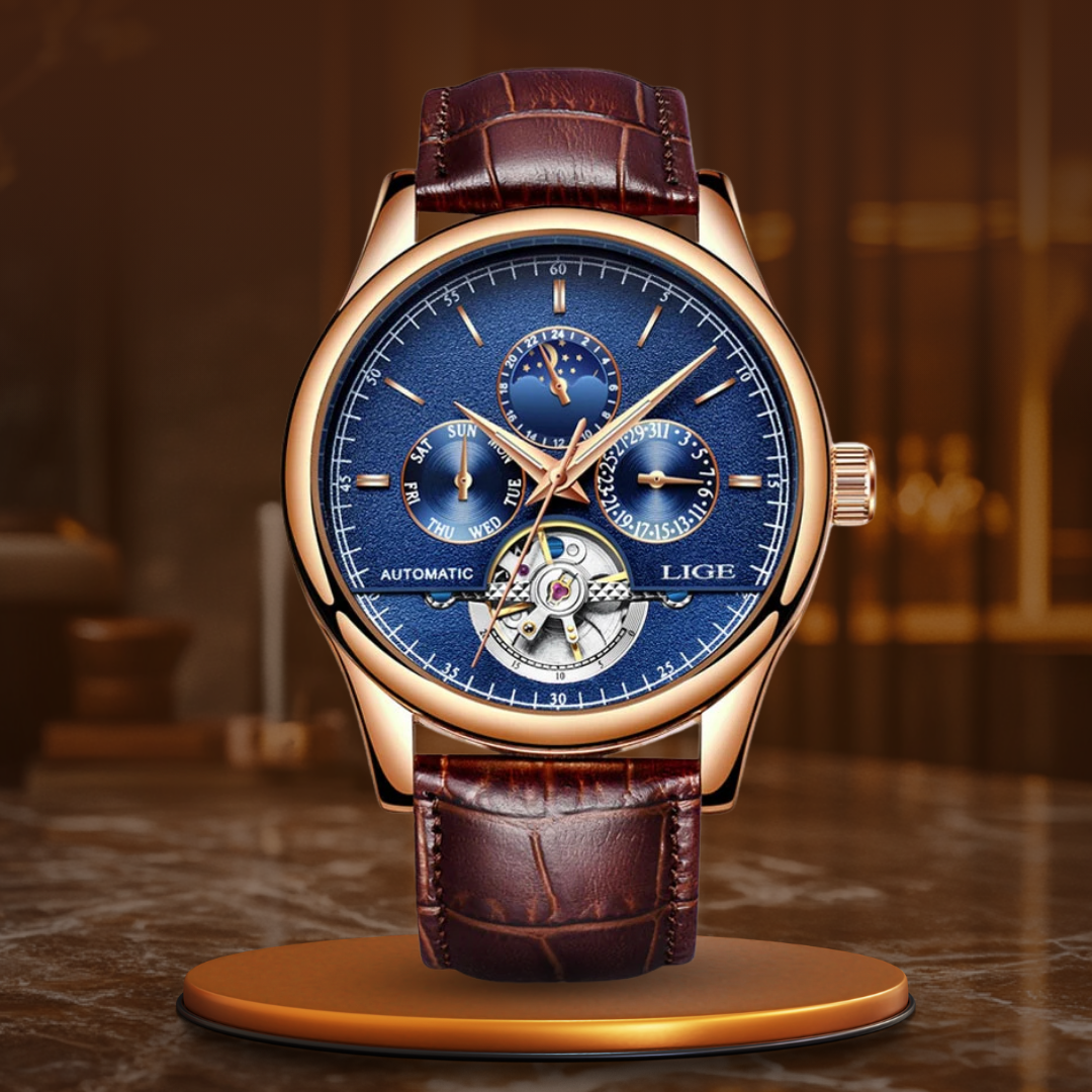 Nathaniel™ | Automatic Mechanical Tourbillon Watch