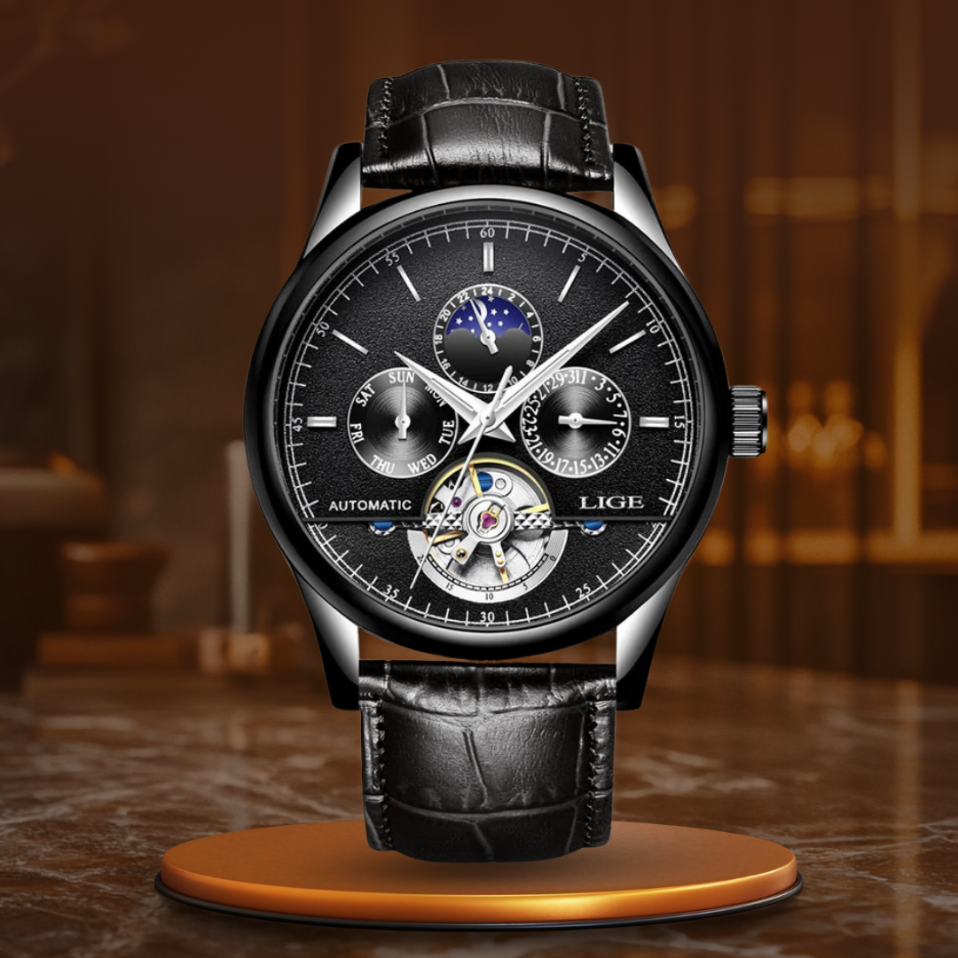 Nathaniel™ | Automatic Mechanical Tourbillon Watch