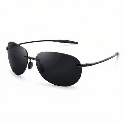 AeroLite Round Rimless Polarized Sunglasses - UV400