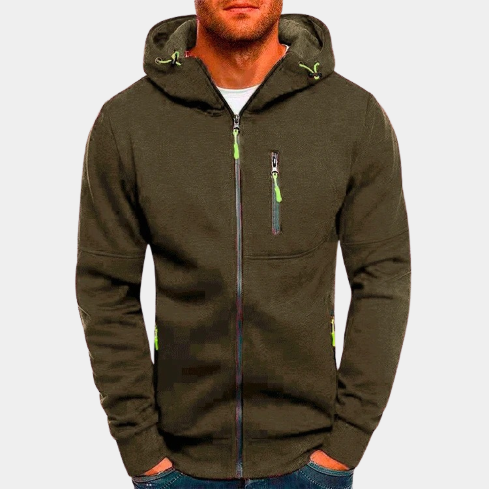 Karl | Herren Zip-Up Hoodie mit Reißverschluss — Lässig Geschnitten in 7 Farben XS–3XL | Westmere