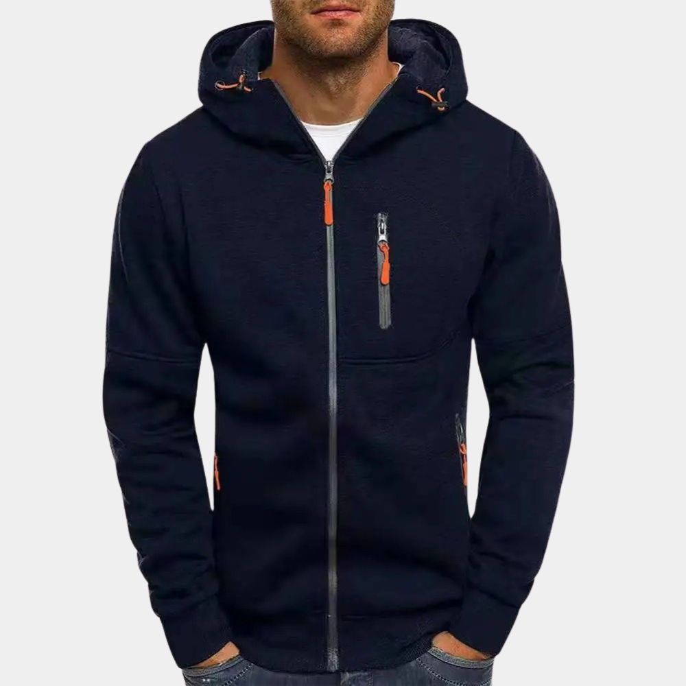 Karl | Herren Zip-Up Hoodie mit Reißverschluss — Lässig Geschnitten in 7 Farben XS–3XL | Westmere