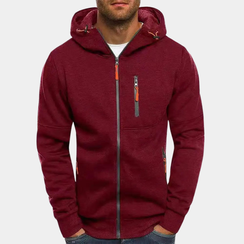 Karl | Herren Zip-Up Hoodie mit Reißverschluss — Lässig Geschnitten in 7 Farben XS–3XL | Westmere