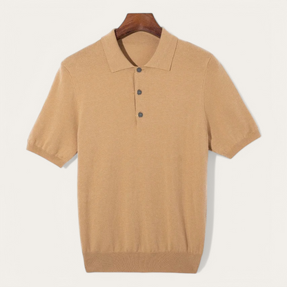 Lorenzi - Silk and Wool Polo Shirt