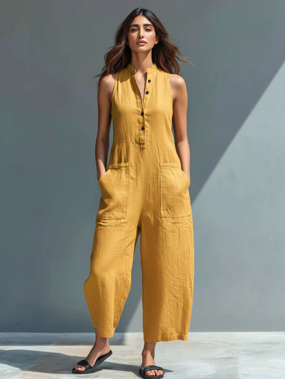 Frian™ | Sleeveless Minimalist Jumpsuit