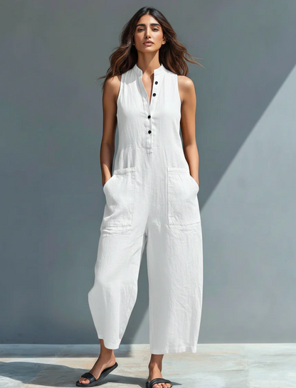 Frian™ | Sleeveless Minimalist Jumpsuit