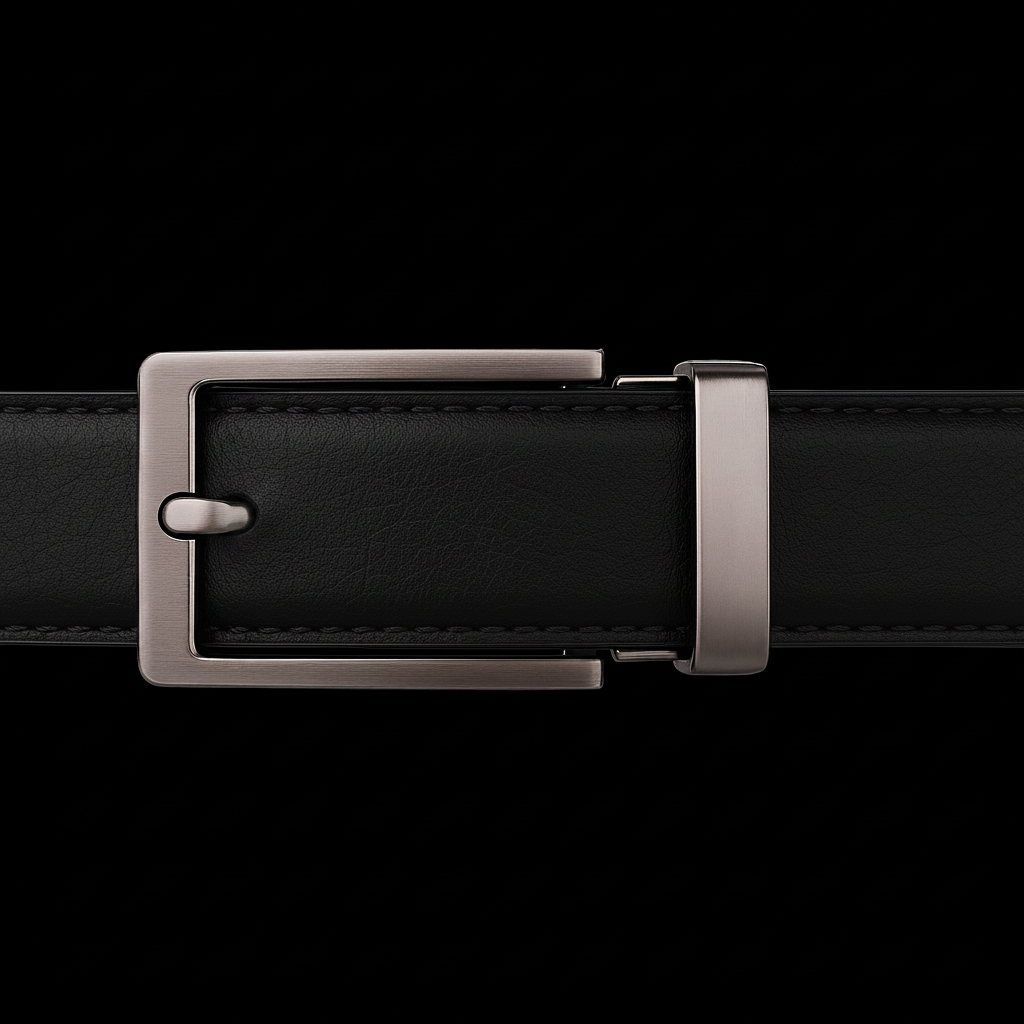 Atlas™ | Brown Leather Belt Without Holes with Click System