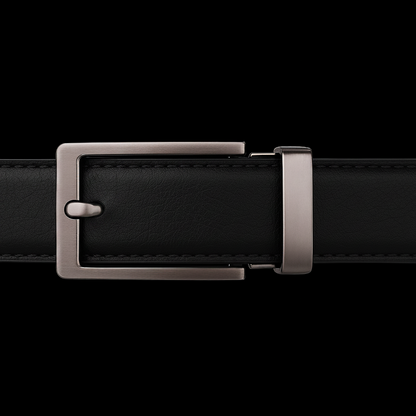 Atlas™ | Brown Leather Belt Without Holes with Click System