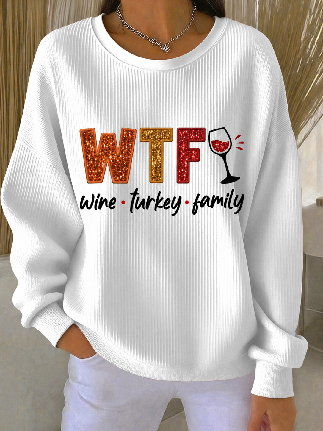 Tinsley | Women's Thanksgiving Spirit Sweatshirt — Cozy Relaxed-Fit Holiday Pullover | Westmere