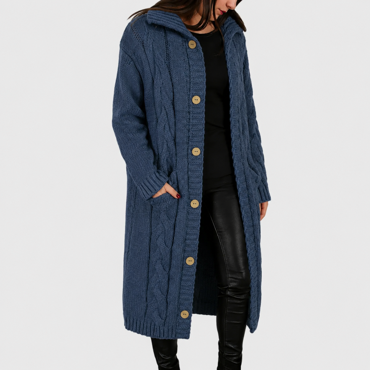 Women's Cosy Structured Coat, Layering-Ready | Flattering Drape, Timeless Everyday Cut | 8 Colorways | S–5XL