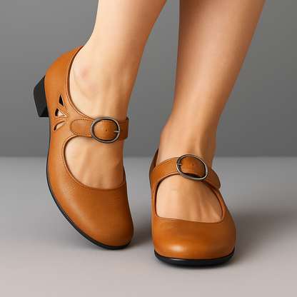 Denisa™ | Orthopedic Leather Sandals