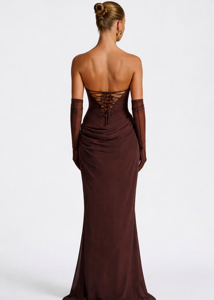 Muse™ – Maxi Dress (Elegant Draped Silhouette & Timeless Glamour)