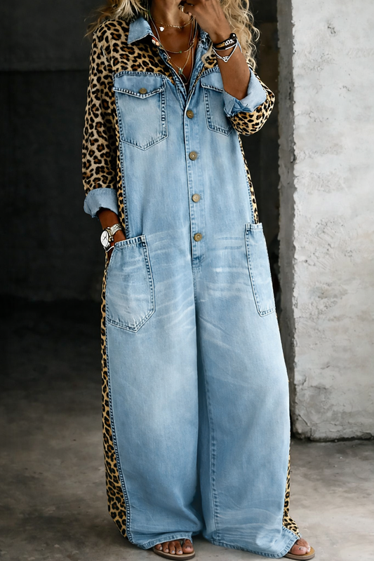 Lia™ | One Piece Shirt Jumpsuit