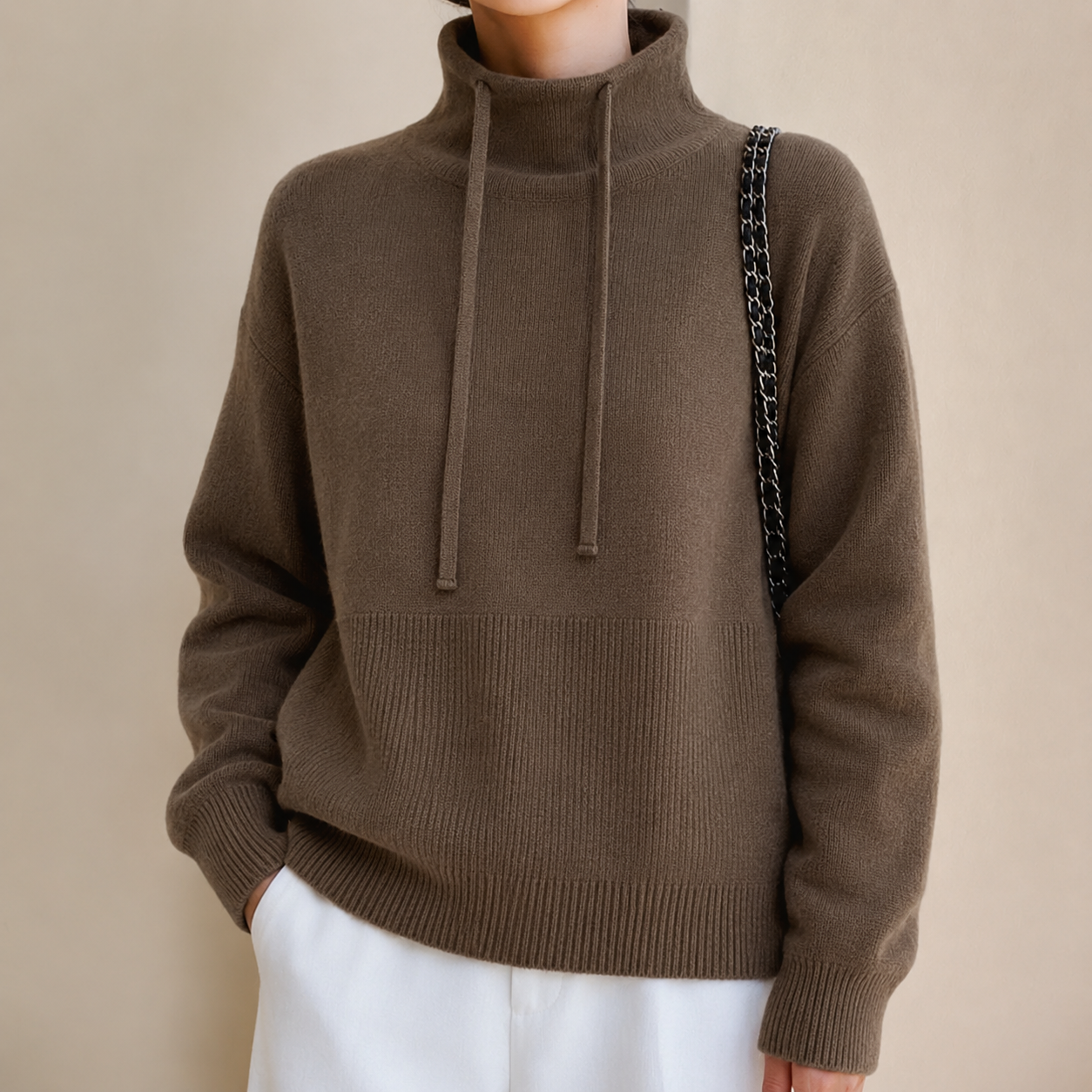 Women's Warm Sleek Sweater, Cozy Layer | Modern Flattering Cut, All-Season Wear | Green, Brown, Dark Blue or Blue | S–2XL