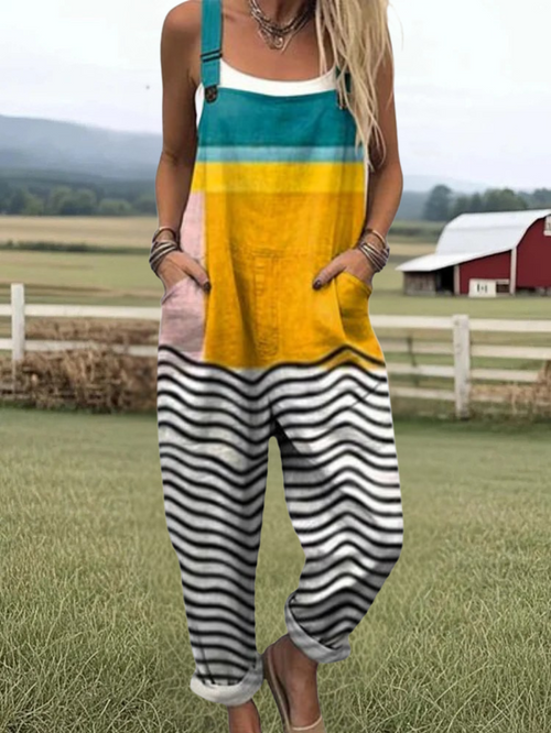 Abilene™ | Geometric Art Jumpsuit
