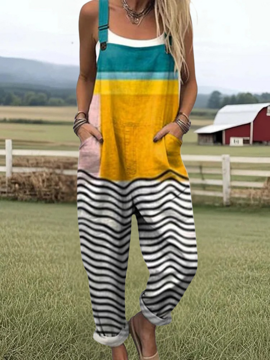 Abilene™ | Geometric Art Jumpsuit