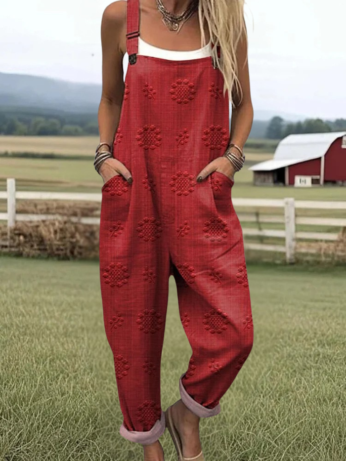 Daisy™ | Floral Art Jumpsuit