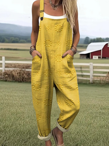 Daisy™ | Floral Art Jumpsuit