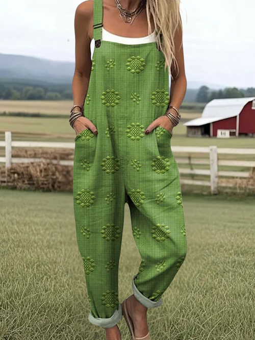 Daisy™ | Floral Art Jumpsuit