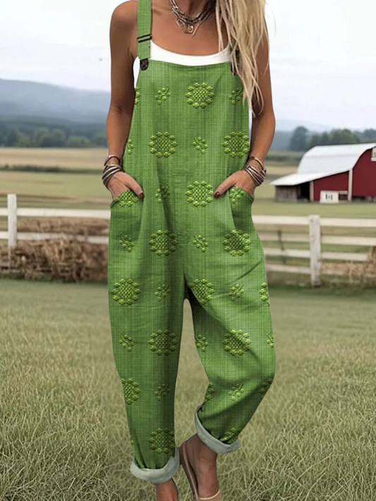 Daisy™ | Floral Art Jumpsuit