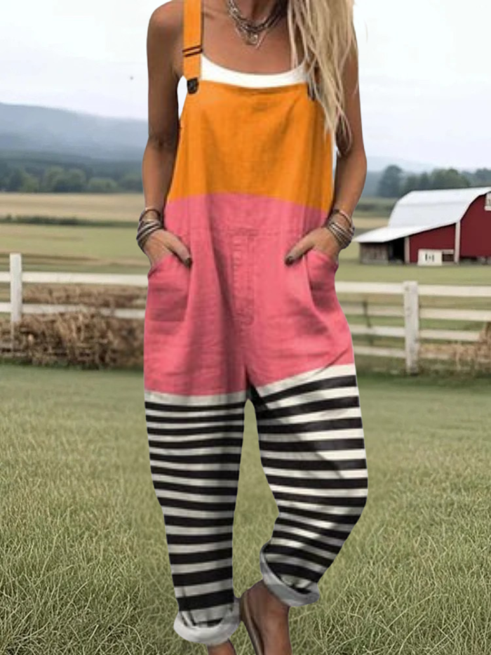 Clementine™ | Abstract Pattern Jumpsuit