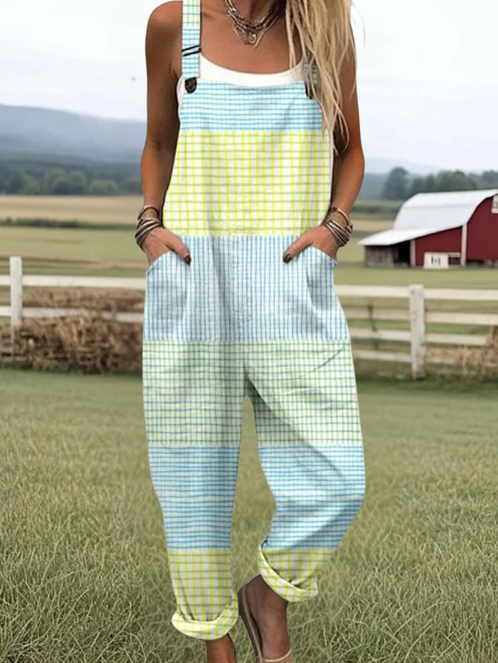 Willa™ | Geometric Lines Jumpsuit