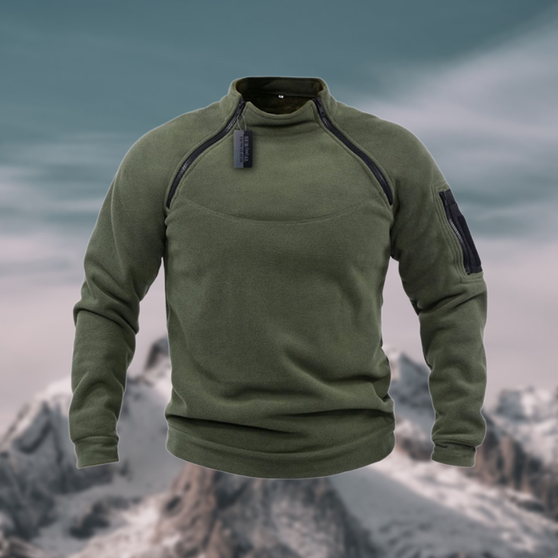 Friedrich | Herren Frühling Viertelzip Pullover — Stehkragen Leichter Strick in 5 Farben | Westmere